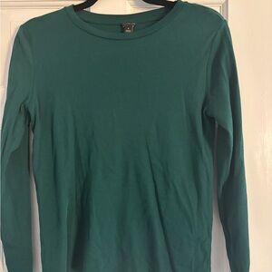 Ann Taylor Long Sleeve Green Top